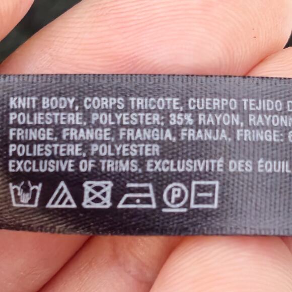 Anthropologie Saturday Sunday Cardigan Green Black L Minimalist Renaissance - Picture 12 of 12